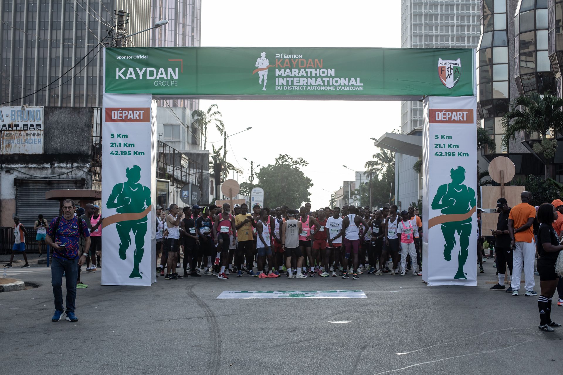 Arche de départ du Kaydan Marathon